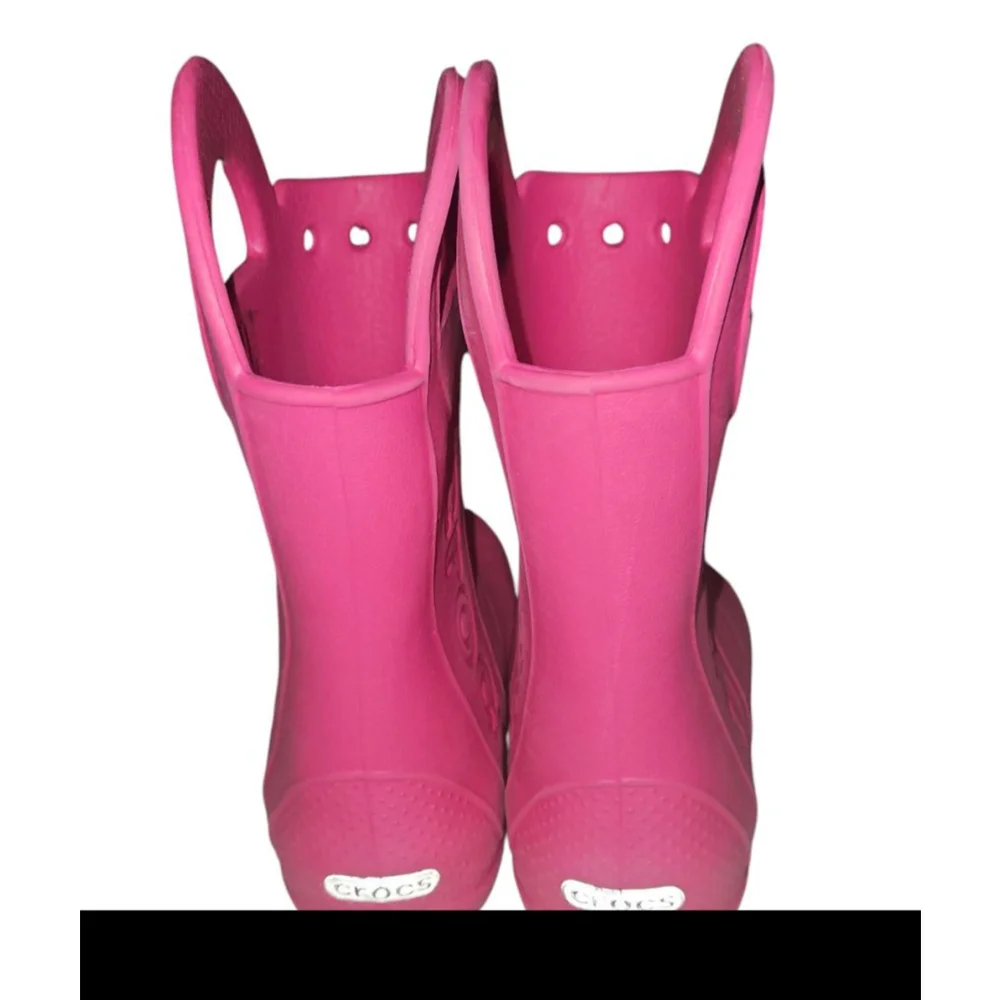 Crocs Kids Handle It Rain Boots (Little Girl) Size 1